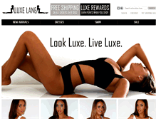 Tablet Screenshot of luxelane.com